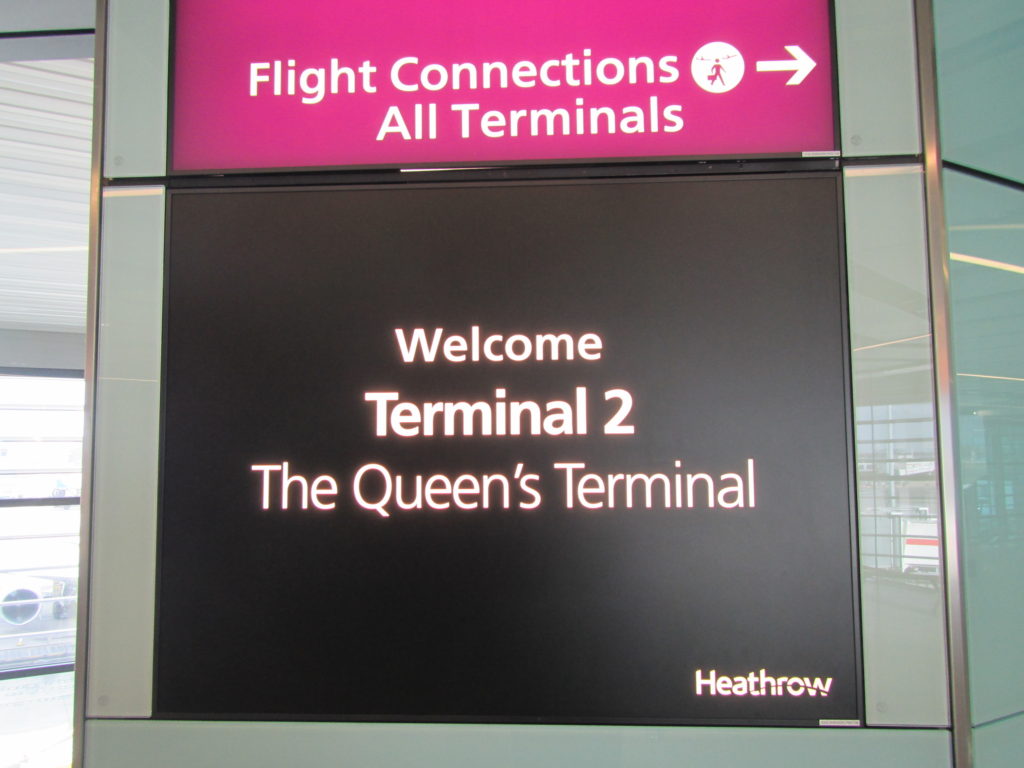 Welcome Sign Heathrow