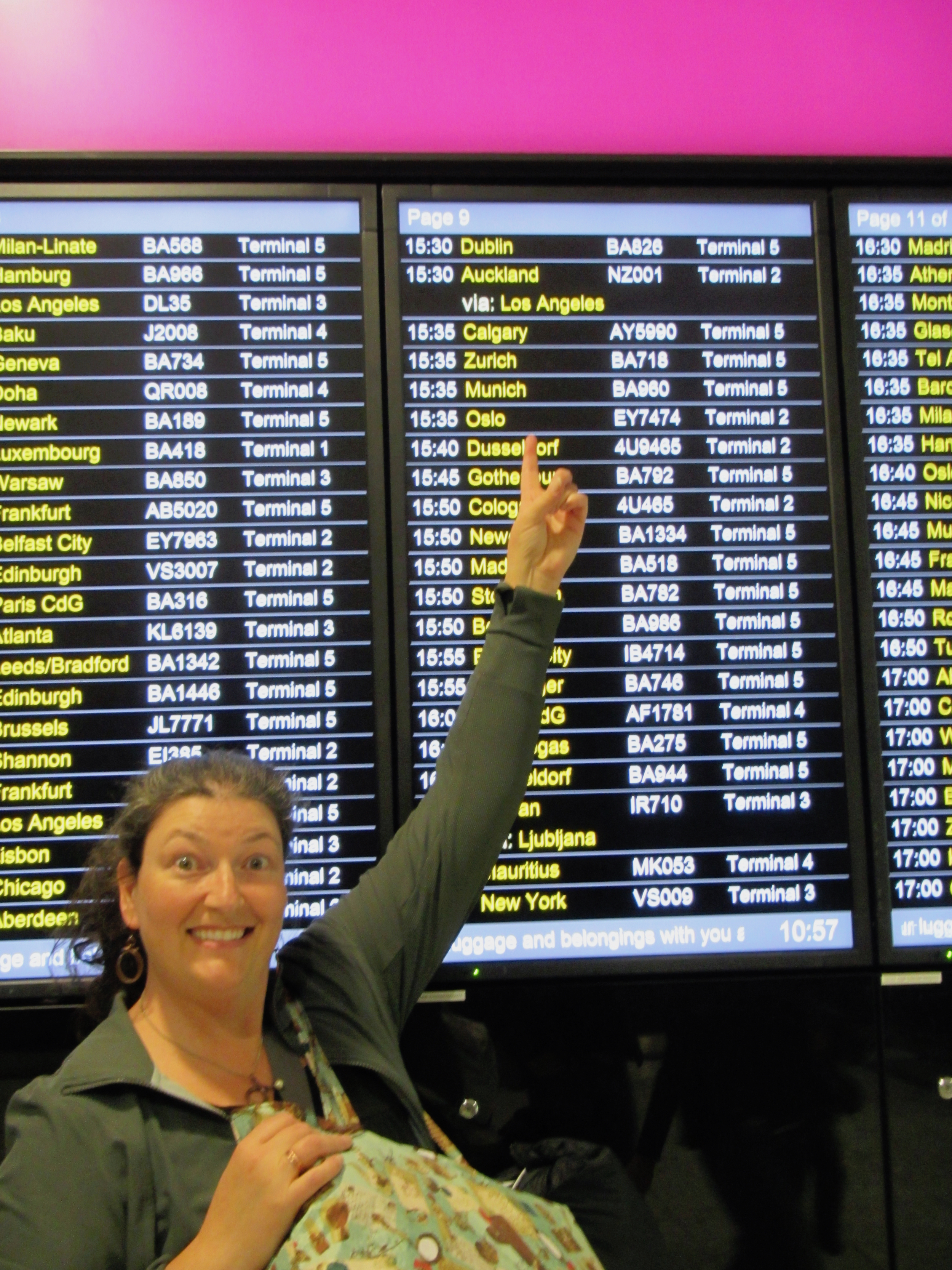 Arrival Departures Board Heathrow