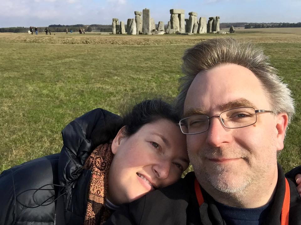 Yvette and Mark at Stonehenge