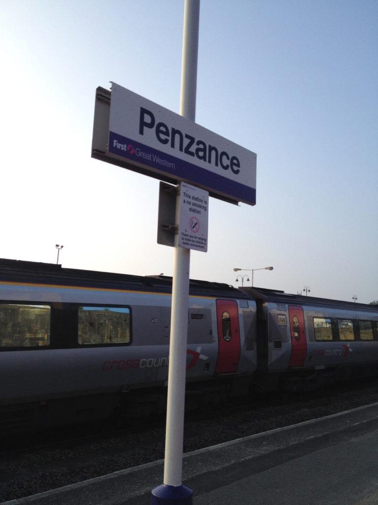 Penzance Station Sign