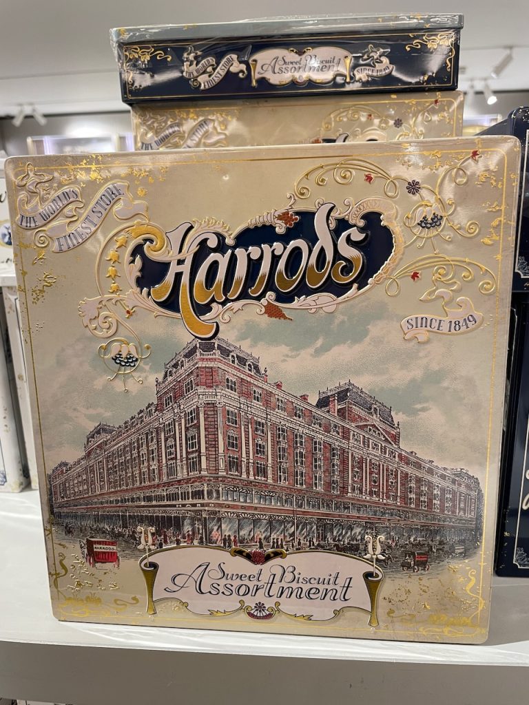 Harrod's biscuits: synonymous with total opulence overwhelm.
